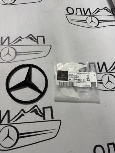 Эмблема на крышку багажника на Mercedes GL GLS x166 черная 